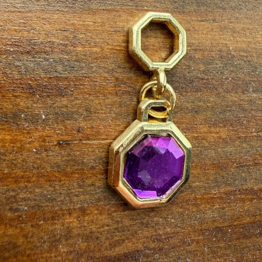 Effy Gold-Tone Amethyst Charm - Picture 2 of 6